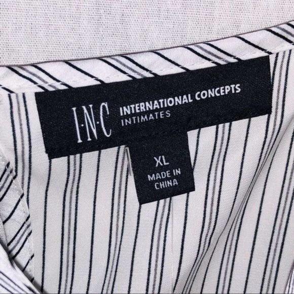 Inc knot front Spaghetti strap pajama tank top XL - Picture 5 of 9